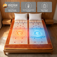 Colchón de Masaje Corporal Jiwan Lejia Photon Energy para Cama Doble con Bolas de Arcilla Negativa Magnética de Onda Ultra Larga e Infrarrojo Lejano