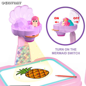 Almohadilla <span class=keywords><strong>de</strong></span> educación para la primera infancia, linterna <span class=keywords><strong>de</strong></span> juguete, proyector deslizante, almohadilla <span class=keywords><strong>de</strong></span> dibujo, pintura <span class=keywords><strong>de</strong></span> escritura a mano, dibujo interactivo, proyección para niños - Product Image 3