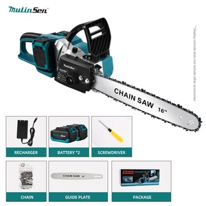 <span class=keywords><strong>Scie</strong></span> électrique Mulinsen Batterie sans fil au lithium 42v <span class=keywords><strong>Scie</strong></span> à chaîne électrique à <span class=keywords><strong>main</strong></span> pour couper le bois - Product Image 2