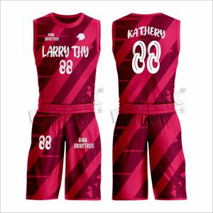 Uniforme de basket-ball de nouveau style uniforme de basket-ball à séchage rapide bon marché dans l'uniforme de basket-ball de prix de gros - Product Image 1