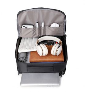 New Business Simple <b>Backpack</b> Multi Functional USB Computer Bag <b>Large</b> Capacity Dry Wet Separation Travel Bag - Product Image 5
