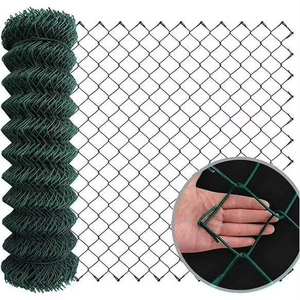 Clôture en treillis chevron galvanisé à chaud avec revêtement PVC de 5, 6, 7, 8, 10 pieds. Plusieurs couleurs disponibles pour la personnalisation. - Product Image 1