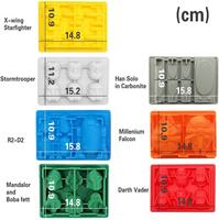 Moule à chocolat en Silicone anti-adhésif, 8 ensembles, réutilisable, Star Death War, Ice Cube
