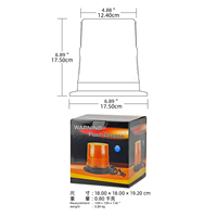 Nouveau produit populaire - Feu de signalisation clignotant magnétique à 80 LED bleues, lumière stroboscopique 12-24V