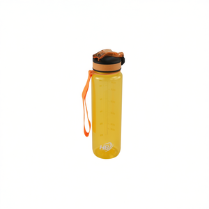Borraccia Sportiva Trasparente Gialla da 1000ml Antiurto - Product Image 2