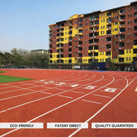Lapisan Semprot Lintasan Lari Stadion Sepak Bola EPDM yang Disetujui IAAF, Biaya Per Meter Persegi untuk Kampus di Filipina