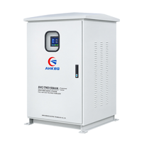 Pabrik Tiga Fasa 100kva 150kva AVR 220v 60Hz Tahan Air Input 176 hingga 264v