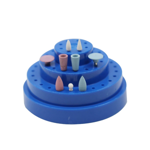 48 fori carburo di tungsteno trapano frese diamantate testa di macinazione <span class=keywords><strong>Mini</strong></span> strumento di stoccaggio frese dentarie scatola di immagazzinaggio - Product Image 1