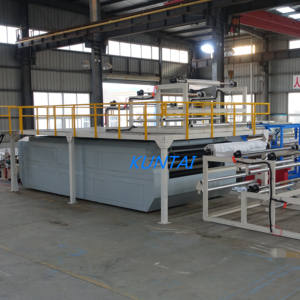 Glasfaser-Heiß presse Automatische Flachbett-Lamini maschine für Kohlefaser-Doppel bänder Aerogel-Decke - Product Image 1