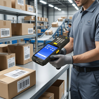 Escáner Móvil Industrial Dingdata D61F PDA de 4 Pulgadas, Resistente IP65, Lector de Códigos de Barras 2D/RFID/NFC/WiFi 13.56MHz, Android 13, 64GB, CPU, en Stock