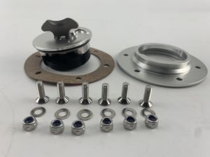 Özelleştirilmiş fabrika 94mm CNC kütük alüminyum yakıt depo kapağı yeni durum - Product Image 3