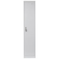 Armoire de rangement robuste en acier pour chambre à coucher, casier métallique verrouillable grande capacité, gain de place pour la maison, le salon ou l'hôpital