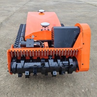 Robot Pemotong Rumput Listrik Industri Tugas Berat dengan Remote Kontrol Nirkabel, Baterai Lithium, Lebar Pemotongan 800mm untuk Taman dan Kebun