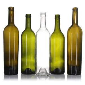 משלוח חינם בקבוק זכוכית ריק 750 מ""ל 75 cl בקבוקי יין מבעבע 750 מ""ל בקבוק שמפניה