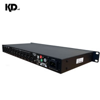 Procesador de Audio Digital Metálico de 4 Entradas y 8 Salidas, DSP de 24 Bits con Emparejamiento Estéreo para Altavoces Line Array de Barra de Sonido