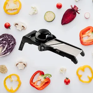 2024 hot selling multi purpose vegetable slicer home kitchen adjustable vegetable slicer waffle marker mandolin slicer