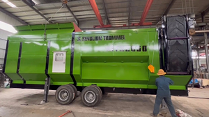 Écran mobile à tambour rotatif MTS 2050 de grande capacité, pour le tri des déchets, du terreau et du compost, à vendre - Product Image 4