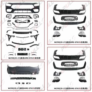 Kit de Carrocería para <span class=keywords><strong>Mercedes</strong></span> <span class=keywords><strong>Benz</strong></span> AMG <span class=keywords><strong>GT</strong></span> 2015-2020, Actualización a AMG GT63s, Incluye Parachoques Delantero y Trasero con Rejilla, Difusor Trasero - Product Image 2