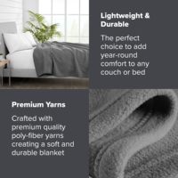 100 Polyester Micro Polaire Couverture Double Face Brossé Anti Pilling Couverture de Literie Imperméable pour Toutes les Saisons