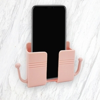 Support de charge pour téléphone portable, support mural adhésif, support de télécommande, boîte de rangement