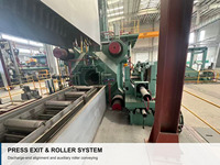 Presse d'extrusion d'aluminium d'occasion TaiZhong 36MN 3600T, ligne de production complète pour profilés en aluminium, 2018
