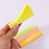 Foska 500 feuilles de marque-pages et onglets d'indexation de couleur néon, 5 blocs, pour la codification couleur des tâches et des priorités