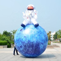 Publicité gonflable bon marché en gros Modèle d'astronaute gonflable géant blanc personnalisé pour la décoration de magasin