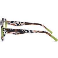 Monture de lunettes Borregls en acétate mat pour femme, lunettes de vue rétro multicolores œil de chat de haute qualité, lunettes optiques homme 9291