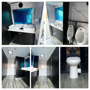 Baño Portátil, Remolque de Baño Móvil, Baño Público para Campamentos, Baño Sanitario Comercial - Product Image 2