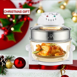 Friggitrice ad Aria Elettrica con Finestra Trasparente in Vetro, Controllo Meccanico, per Pollo Arrosto e Patatine Fritte, Cottura Sana Senza Olio - Product Image 2
