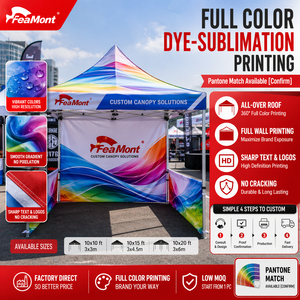 Carpa Plegable Oxford Reforzada FEAMONT <span class=keywords><strong>10x10</strong></span>, Impermeable, Tipo Pop-Up, para Eventos al Aire Libre, Fiestas, Puestos de Mercado, Fabricante OEM - Product Image 4