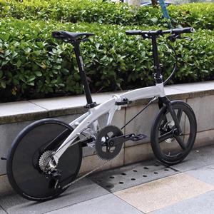 Ruedas de Disco de Carbono de 20 Pulgadas 406/451 para <span class=keywords><strong>Bicicleta</strong></span> BMX, Rueda de Tres Aspas de Carbono, Ruedas Ligeras de Carrera para Plegables Brompton/<span class=keywords><strong>Dahon</strong></span> - Product Image 6