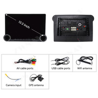 Autoradio stéréo ZWNAV 15 pouces pour lecteur DVD, navigation GPS pour Jeep Liberty 2016-2018, système Android tactile MP5