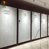 Panneau mural en PVC effet marbre UV 4x8 pouces pour décoration murale TV
