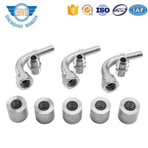 Fabricant d'acier inoxydable sertissage haute pression Jic/Bsp/Bspt/Npt/métrique/Orfs/Sae toutes les séries de raccords de tuyaux hydrauliques - Product Image 4