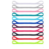 Bandeau Élastique pour Cheveux Femmes Hommes Absorption Sueur Polyester Football Basketball Course Yoga Sport