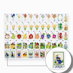 ชุดไพ่นกกระจอกอเมริกันอะคริลิคแกะสลักคุณภาพสูงขายดี สำหรับเล่นที่บ้าน - Product Image 5