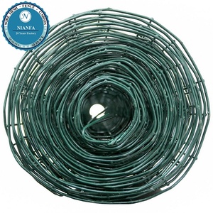 Rollo de <span class=keywords><strong>malla</strong></span> de alambre soldado, cercado de jardín de plástico simple, fácil de instalar, valla de alambre de acero recubierto de PVC verde - Product Image 2