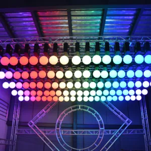 DJ 무대 조명을 위한 새로운 DMX 키네틱 LED 리프트 볼 조명 시스템