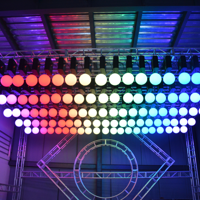 New DMX Kinetic LED Lift Ball Lighting System for DJ Stage Lighting