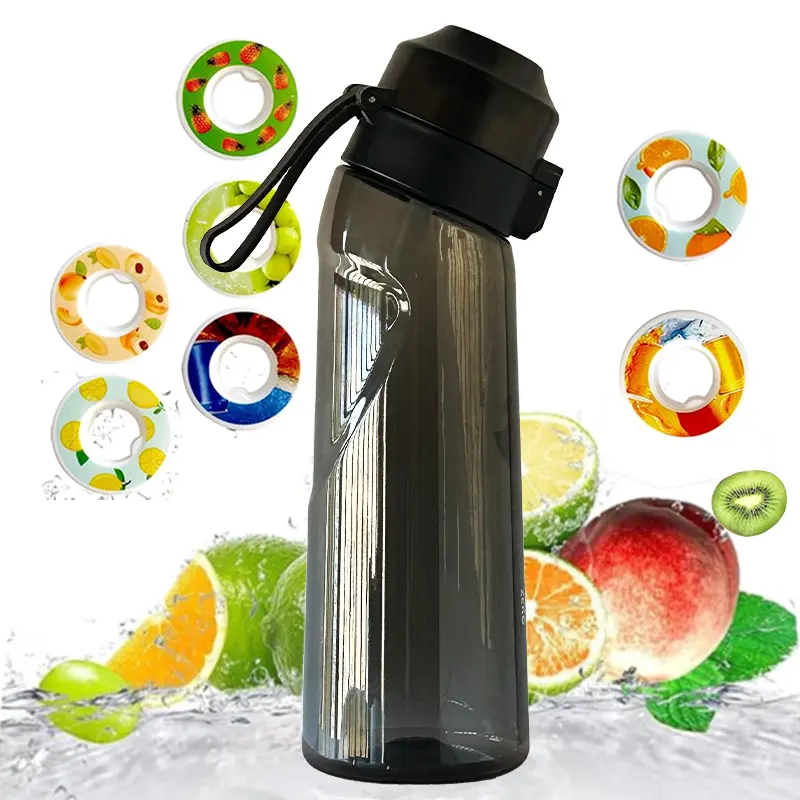 कस्टम लोगो पोर्टेबल 500 मिलीलीटर 650 स्वाद वाले पानी की बोतल बीपा मुक्त ट्रिटन प्लास्टिक गंध स्वाद के साथ हवा पानी की बोतल