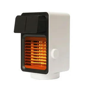 Ventilatore portatile Smart Home Desk Shake Head Mini riscaldatore con luce notturna e umidificatore riscaldatori elettrici multifunzione