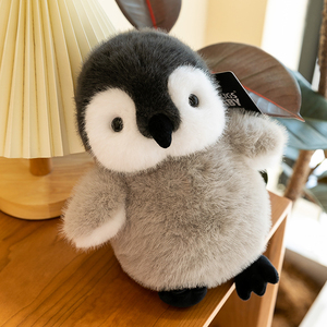 Peluche a Forma di Cane Bianco a Righe, Cuscino Morbido Adatto come Regalo Festivo per Ragazzi e Ragazze - Product Image 2