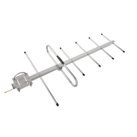 Antenne directionnelle Yagi sans fil 12dbi 6 éléments 450 mhz pour amplificateur de signal de communication