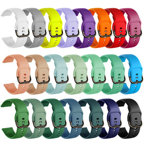 20mm 22mm bracelet en Silicone pour Samsung Galaxy Watch <span class=keywords><strong>4</strong></span> classic 46mm 42mm montre <span class=keywords><strong>4</strong></span> 40/4mm Active 2 Gear S2 bracelet pour <span class=keywords><strong>Huawei</strong></span> gt 2 Huami - Product Image 1