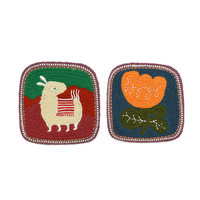 Fabricant de patchs animaux personnalisés, appliques brodées d'art populaire pour vestes, sacs, chapeaux, vêtements, vente en gros