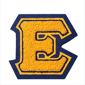 Patchs en chenille personnalisés à thermocoller, lettres alphabétiques et grecques, appliques pour serviettes, lettres A-Z, patchs en chenille pour sororités - Product Image 1
