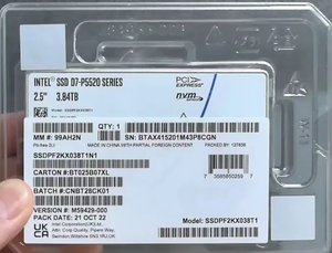 固态硬盘1.92TB英特尔固态硬盘P5520系列DC NVME u.2 2.5 ”固态硬盘 - Product Image 2
