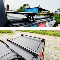 Support de fixation universel en aluminium pour barres transversales doubles de benne de camion, compatible avec les couvertures de benne enroulables pour Ford Ranger, Hilux, Navara, F150