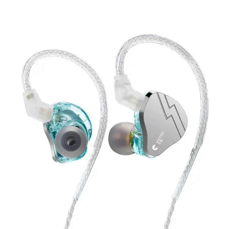 H9 Ferro Em Movimento Profissional Movendo Bobina Sistema De Som Colorido Gaming 6.3mm 3.5mm Inears Monitor In-Ear Wired Earphones